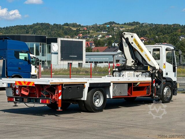 ট্রাকে সংযুক্ত ক্রেন IVECO Eurocargo 170E27 * Platform 6,20 m + PK 19000!