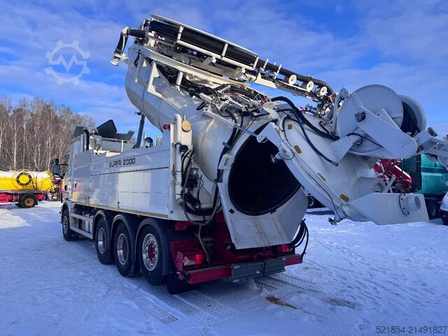 Sogbíll Scania G480 Euro 6, Vacuum & Sewer Jetter & Recycler, ...