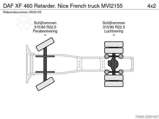 Standard-SZM DAF XF 460 Retarder.  Nice French truck