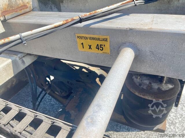 Transport kontenerowy Fruehauf 3 Axles 1x45ft, 1x30ft, 1x40ft, 2x20ft  extanda...