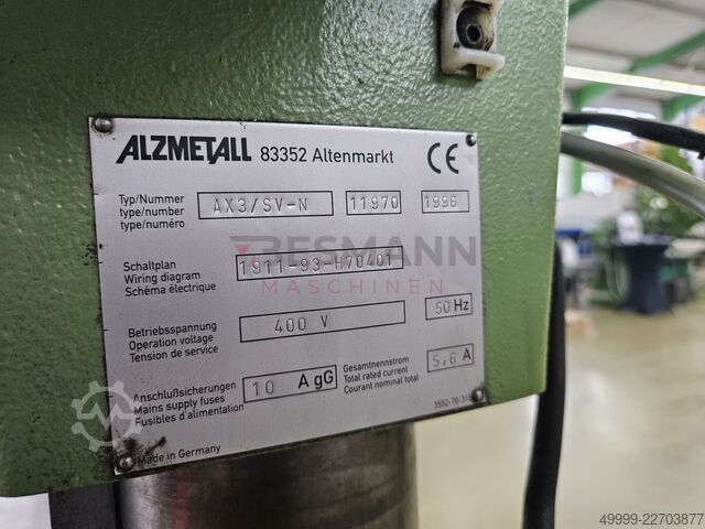 Alzmetall AX3SV Säulenbohrmaschine ALZMETALL AX3SV