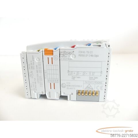 Komponent WAGO 750-323 Profibus DP 12 MBd/ Digital SN 93787 -!-