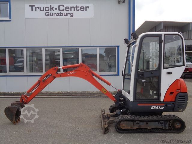 Minikoparka KUBOTA KX41-3V SW + Tieflöffel