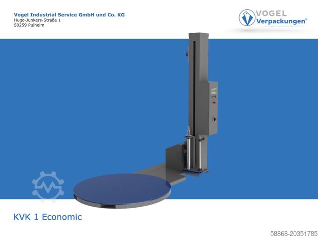 半自动托盘包装机 Drehteller // Palettenwickler KVK 1 Economic - zeitnah verfügbar
