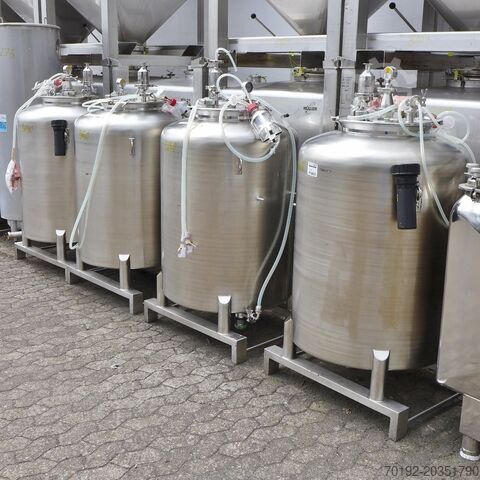 Réservoir sous pression de 500 litres, Aisi 316  8640