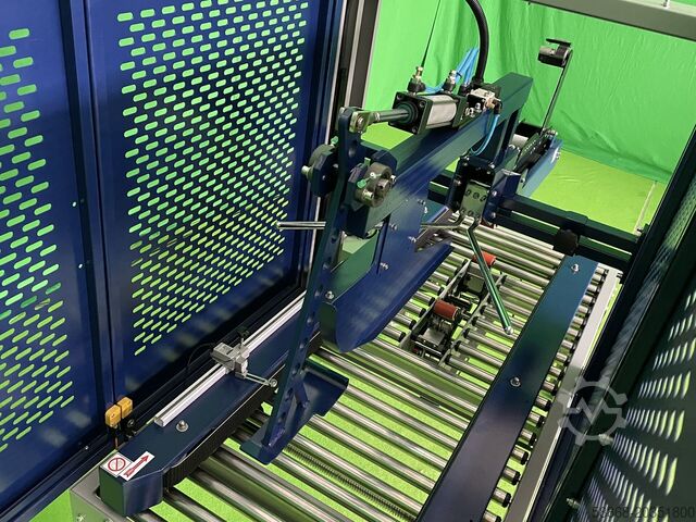 Carton sealer for opened cartons Kartonverschließmaschine min. B115/H110 MH-FJ-3A mit Deckelverschließmechanismus