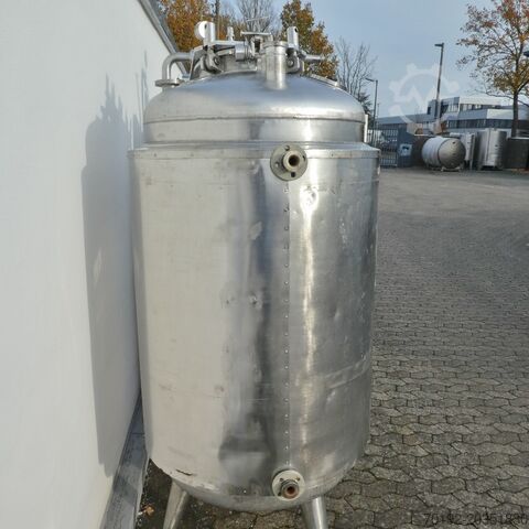 750 liter heat-/coolable pressure tank, Aisi 316 Gross Apparatebau 7272