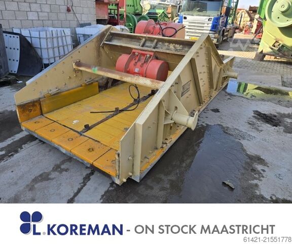 หน้าจอแยกน้ำ Skako Skako Surface: 4000 x 1500 mm __ 1 deck Dewatering screen Skako