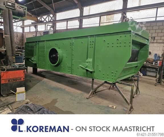 Böhringer 20/60-2 osztályozó gép Böhringer Surface: 6000 x 2000 mm –2 decks Screening machine Böhringer 20/60-2