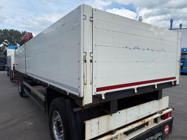 Automobilis ar plakanu platformu MAN TGX 26.470 Euro 6 Abrollkipper mit Ladekran