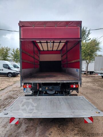 Kamion s ravnom platformom i ceradom MERCEDES-BENZ ATEGO 1224