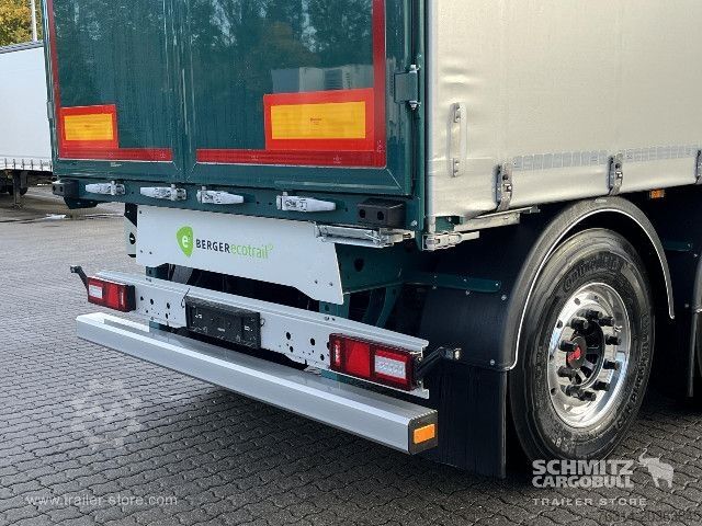 Auflieger mit Pritsche & Plane Berger Curtainsider Coil