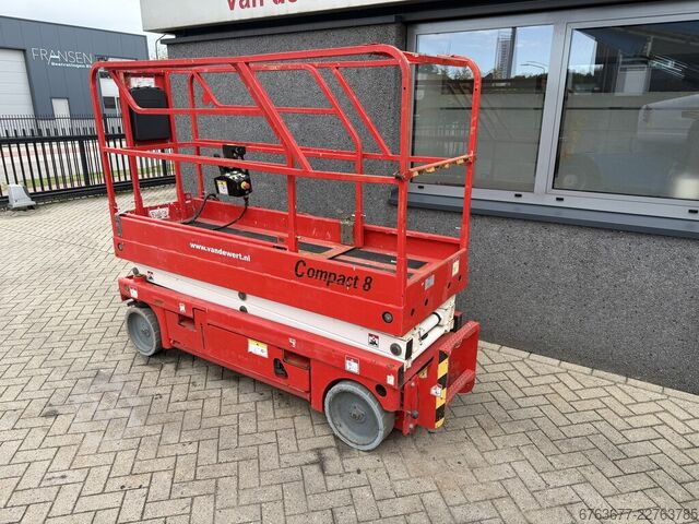 Haulotte sakselifter Haulotte Compact 8, 8 m arbeidshøyde, 400 timer / 2014 HAULOTTE Compact 8 8M werkhoogte 400uur / 2014