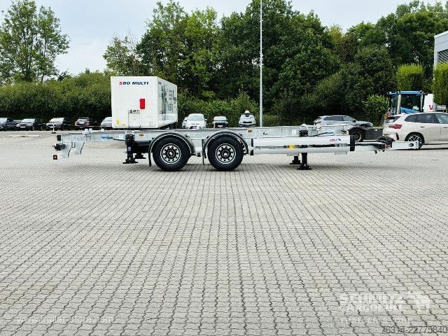 Remolque con chasis intercambiable Schmitz Cargobull Zentralachsanhänger Wechselfahrgestell Maxiausführ