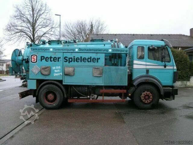 Засмукващо превозно средство Mercedes-Benz ASSMANN SAUG SPÜL A3 TANK +KOMBIFZ f. Diesel/ H...