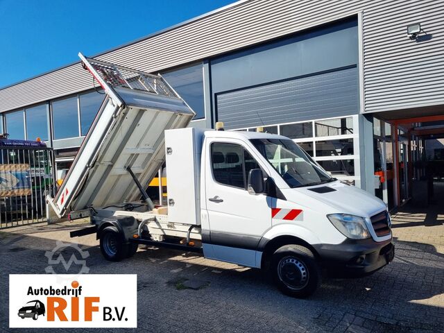 Benne Mercedes-Benz Sprinter 516 CDI Kipper Euro 6 Hijskraan 250 kg