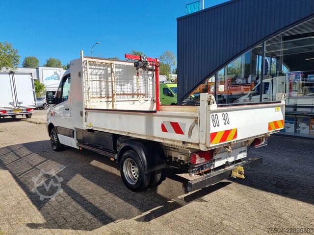 Benne Mercedes-Benz Sprinter 516 CDI Kipper Euro 6 Hijskraan 250 kg