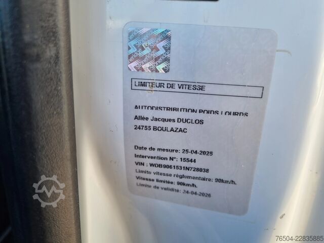 Benne Mercedes-Benz Sprinter 516 CDI Kipper Euro 6 Hijskraan 250 kg