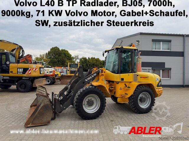 رافعة التحميل Volvo L40 B TP 71 kW Gabel + Schaufel SW