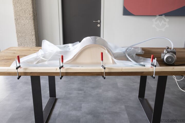 لصق الطبقة والقشرة (الشكل). COLUMBUS Vakuumsack Vacuflex