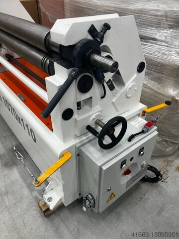 Lakštinio metalo lenkimo staklės - 3 ritinėliai OSTAS ORM 1070 x 110