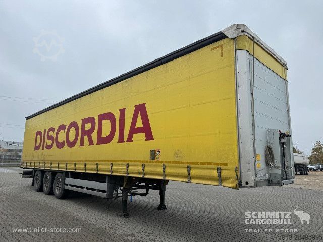 Open semitrailer with tarp Schmitz Cargobull Curtainsider Standard