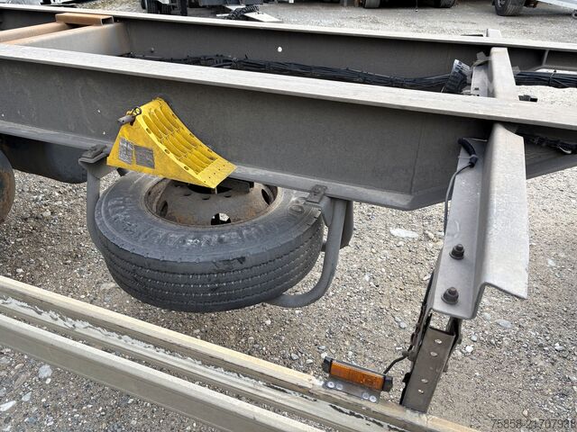 Swap chassis trailer x BDF Lafette Verzinkt HU 01/27 Zwilling