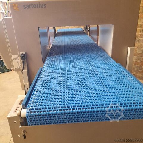 Metal detector Sartorius MDP+ del 2009 con nastro trasportatore Sartorius MDP+