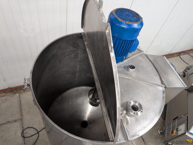 Serbatoio di miscelazione Parema in acciaio inox con agitatore (miscelatore per condimenti), anno 20 Parema PAR5L-25