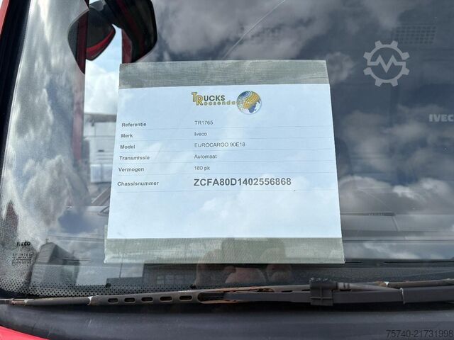 Prelata glisantă Iveco EUROCARGO 90E18 + EURO 5 + LOW KM + 3 STOELEN