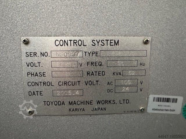 Horizontal-Bearbeitungszentrum TOYODA FH 550 S