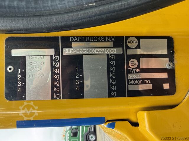 自卸卡车 Daf CF 220 Haken Ex-Flughafen