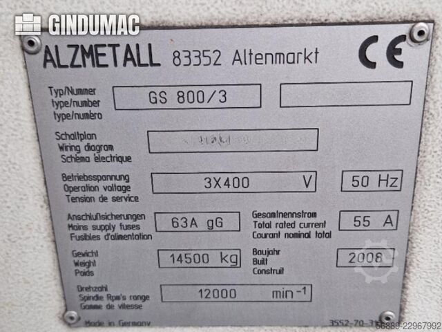 Alzmetall GS 800/3 Alzmetall GS 800/3