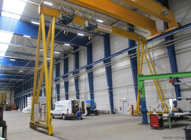 reconstructed single girder gantry crane 