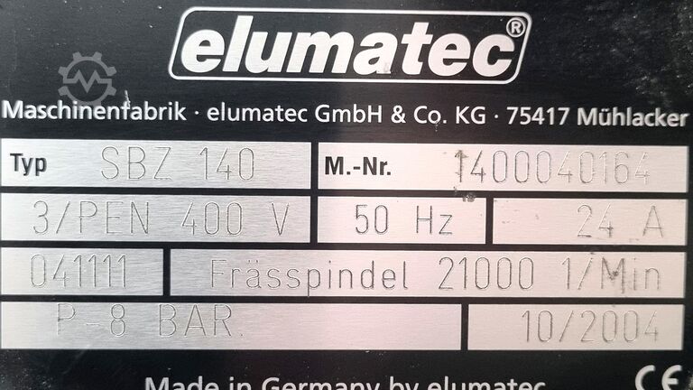 Обрабатывающий центр для прутков Elumatec SBZ 140