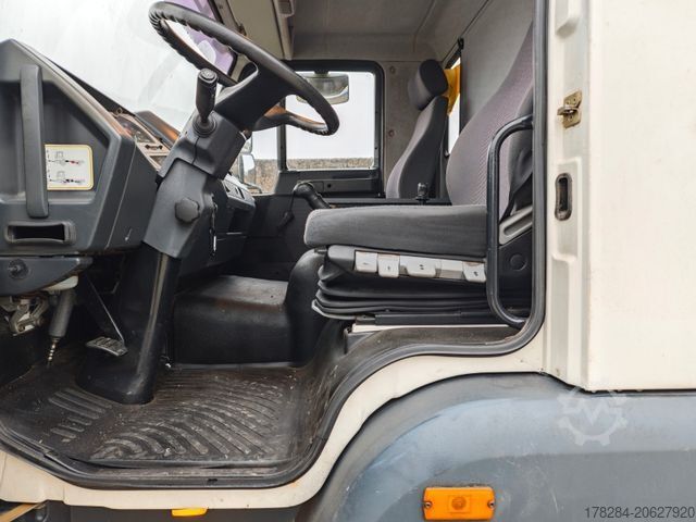 Sunkvežimis su kranu ir furgonu MAN Klaas K28/35 Meter*1500kg*Montagekran*SPS*