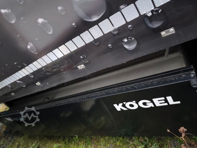 Brandalı açık yarı römork KÖGEL S24 SafeServer RSAB Quickslide Liftachs Paletten