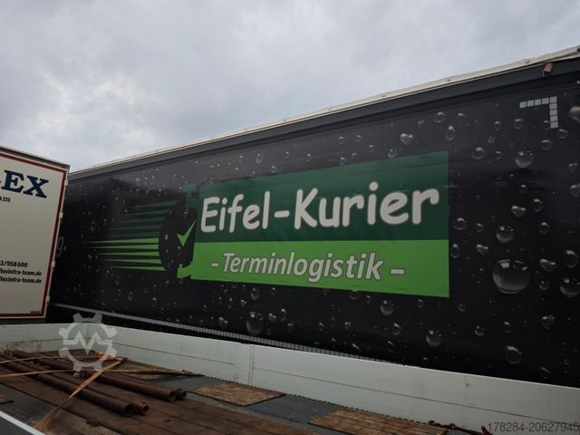 Brandalı açık yarı römork KÖGEL S24 SafeServer RSAB Quickslide Liftachs Paletten