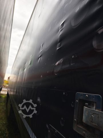 Brandalı açık yarı römork KÖGEL S24 SafeServer RSAB Quickslide Liftachs Paletten