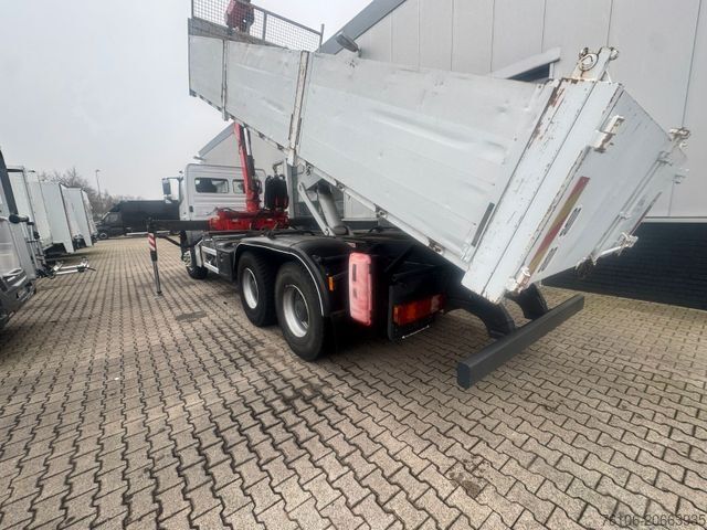 Camión volquete MERCEDES-BENZ Axor 2633 Kipper mit Kran Fassi F135