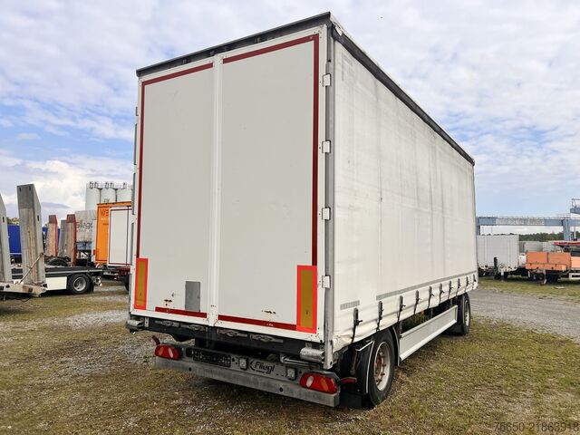 Anhänger mit Pritsche & Plane Fliegl ZPS180  2 Achs Jumbo- Planen, Mega, durchladbar