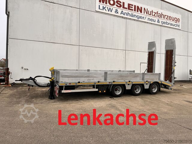 مقطورة منخفضة التحميل Möslein TT 31  31 t GG Tridem- Tieflader 3 Achs, gelenktNeufahrzeug