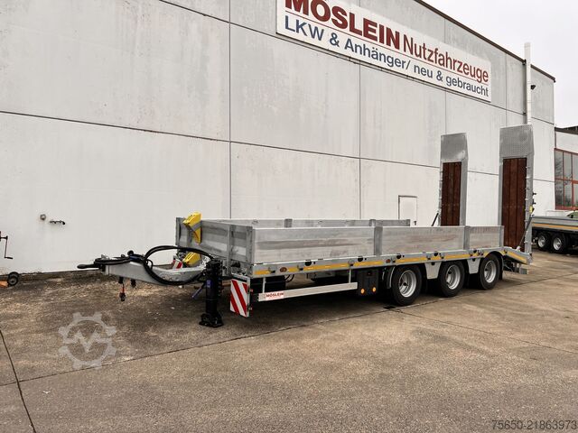 مقطورة منخفضة التحميل Möslein TT 31  31 t GG Tridem- Tieflader 3 Achs, gelenktNeufahrzeug