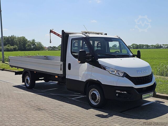 Open laadbak met kraan IVECO DAILY 35S14 L3 Open-Laadbak XL!