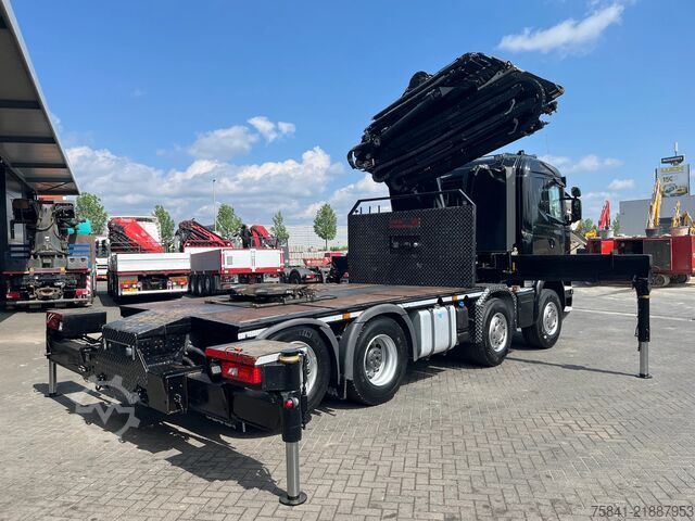 ক্রেন ট্রাক Scania R490 R 490 8x2 Euro 6 HMF 8520-K6 + JIB FJ2000-K6