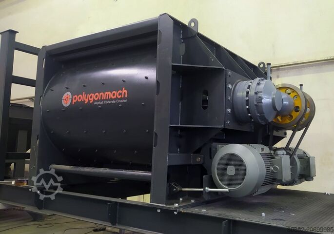 Betonblander Polygonmach twin shaft mixer