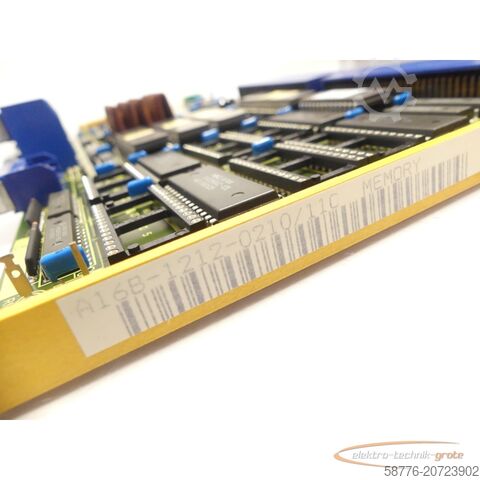 Komponen Fanuc Fanuc A16B-1212-0210 / 11C Memory Board / Speicherplatine SN: 028909