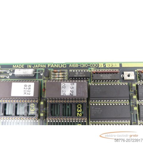 Fanuc komponents Fanuc A16B-1310-0300 / 03A Board SN:128019