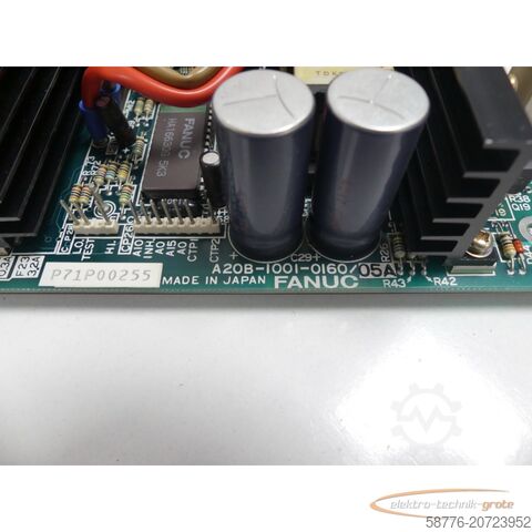 Fanuc komponents Fanuc A20B-1001-0160/05A Board SN:P71P00255