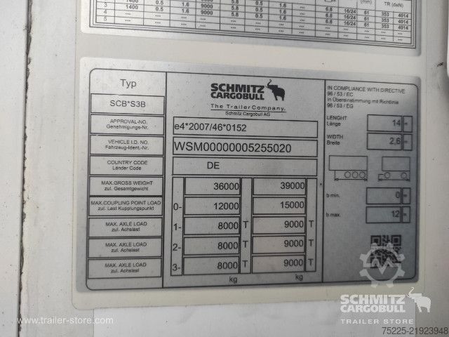 冷蔵セミトレーラー Schmitz Cargobull Reefer Standard Double deck